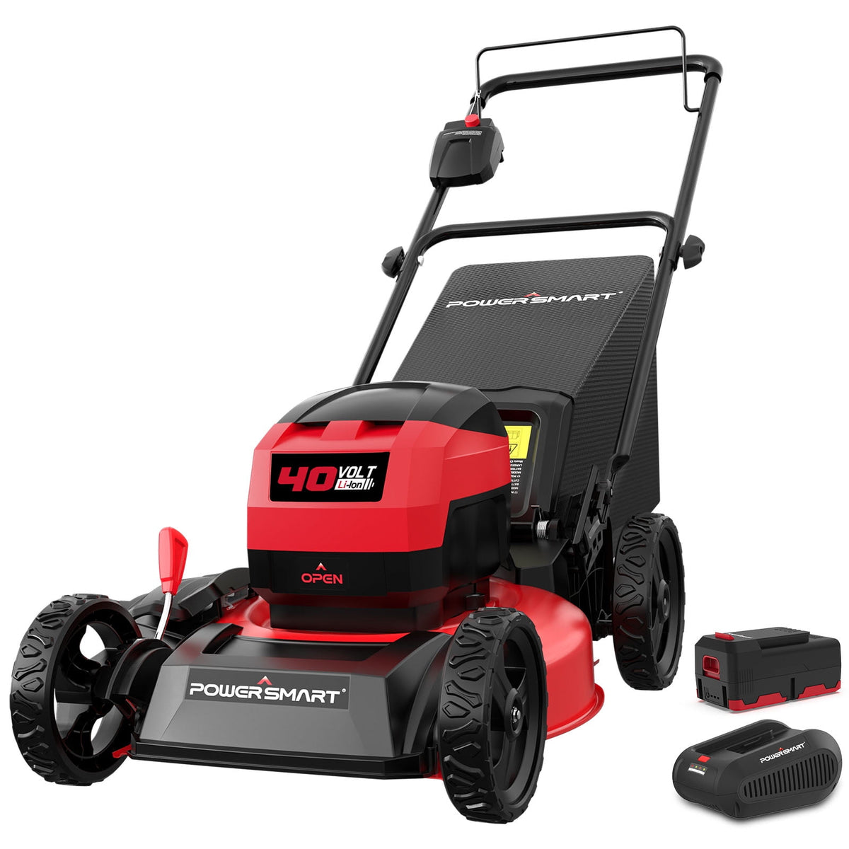 PowerSmart 40V 4.0Ah 17" Cordless Push Lawn Mower, with 3-in-1 Options