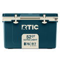 RTIC 52 Qt 76-Can Ultra-Light Ice Chest Cooler, Marine/Canvas