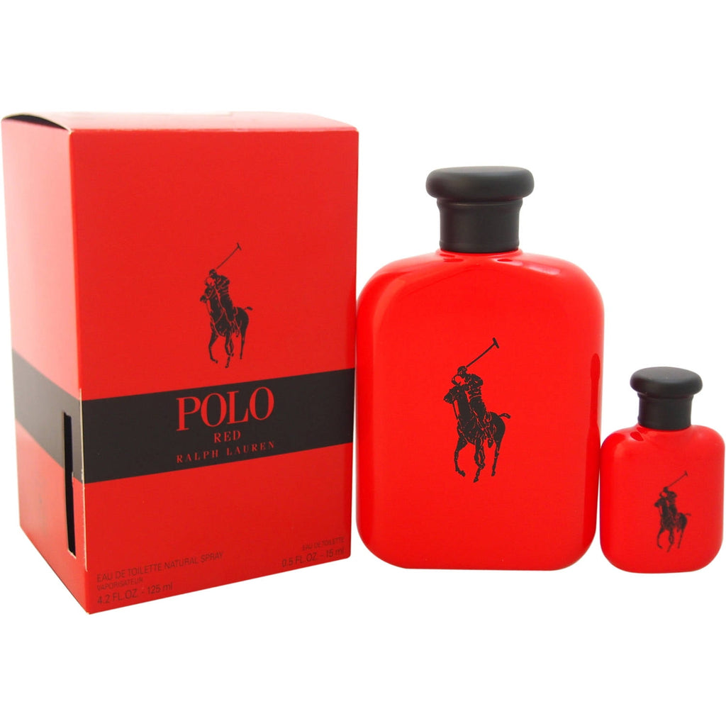 Ralph Lauren Polo Red Cologne Gift Set for Men, 2 Pieces