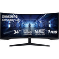 Samsung 34" Odyssey G55T WQHD 165Hz 1ms(MPRT) AMD FreeSync HDR Curved Gaming Monitor - LC34G55TWDNXZA