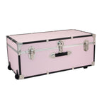 Seward Trunk Rover 30" Trunk with Wheels & Lock-Color:Blush