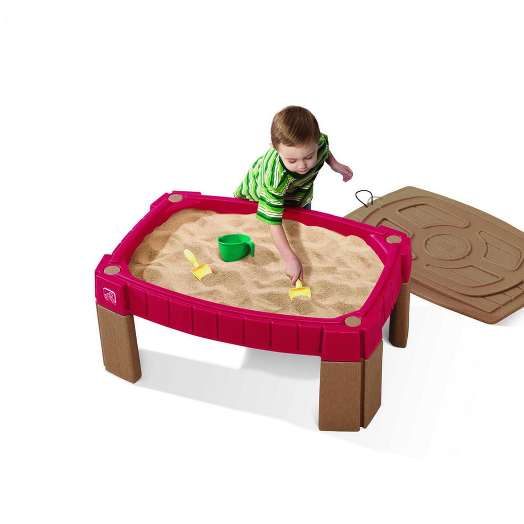 Step2 Naturally Playful Kids Sand and Water Activity Table with Umbrella