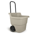 Suncast Resin Rolling Lawn and Utility Cart with Retractable Handle
