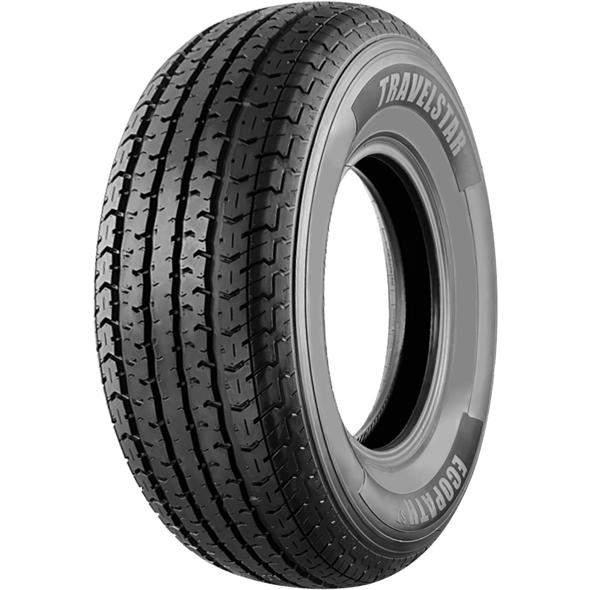 Travelstar Ecopath ST ST205/75R15 111/106M 10Ply Load Range E Radial Trailer Tire ST205/75/15 (Tire Only)