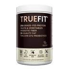 TrueFit High Fiber Protein Powder, Grass-Fed Whey Meal Replacement Shake with Prebiotics, Probiotics, & Organic Superfoods, Keto Friendly, Gluten Free