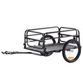 VEVOR Bike Cargo Trailer, 160 lbs Load Capacity, Heavy-Duty Bicycle Wagon Cart, Foldable Compact Storage & Quick Release with Universal Hitch, 16"