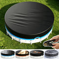SHELTUSE 26Ft Round Pool Cover with Ratchet Tie Downs, 420D Heavy Duty Swimming Pool Cover for Above Ground Pools PU Tarp Snug Fit for UV Protected