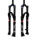 ZTZ 26/27.5/29 inch MTB Air Suspension Fork, Upgraded 34mm Stanchions & 140mm Travel, Rebound Adjust, Straight Steerer, 9x100mm QR, Manual Lockout
