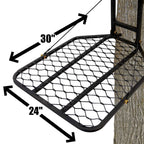 Muddy Boss Hang-On Stand - Durable Steel Outdoor Hunting Tree Stand
