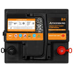 Autocessking Platinum AGM Battery, Group 140R Rechargeable Automotive Batteries for Car, H4 12 Volt 570 CCA 50Ah 80RC