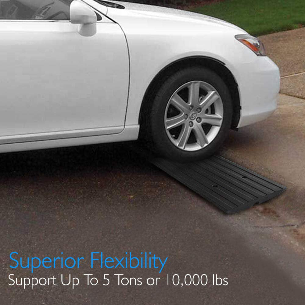 PYLE PCRBDR24.5 - Car/Truck Curb Ramp - Vehicle Curb-Side Bridge