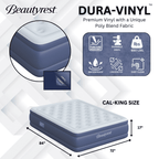 Beautyrest 17" Supreme Air Auto Shut-Off Air Mattress with Built-in SureLock Pump, California King Size, 3-Year , Supports 650 lbs, Best for Home