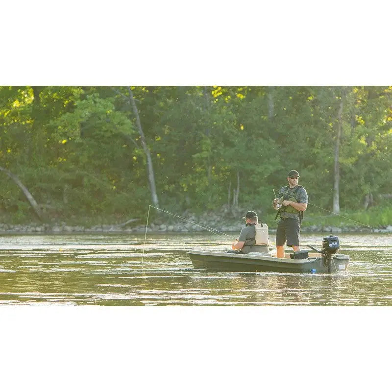 Pelican Intruder 12 Jon Boat - 12-Foot Aluminum Fishing Vessel