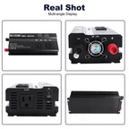 6000W Car Power Inverter DC 12V To 110V AC with Dual Outlets and USB Charger, High-Capacity Power Converter for Vehicles Trucks Camping and Outdoor