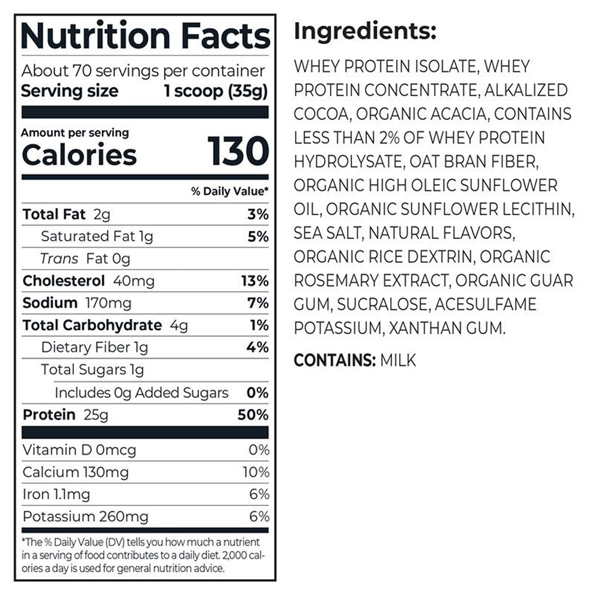 Kirkland Signature Whey Protein, Creamy Chocolate, 5.4 lbs