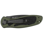 Kershaw Blur Olive and Black Pocket Knife, 3.4" Blade with Assisted Opening