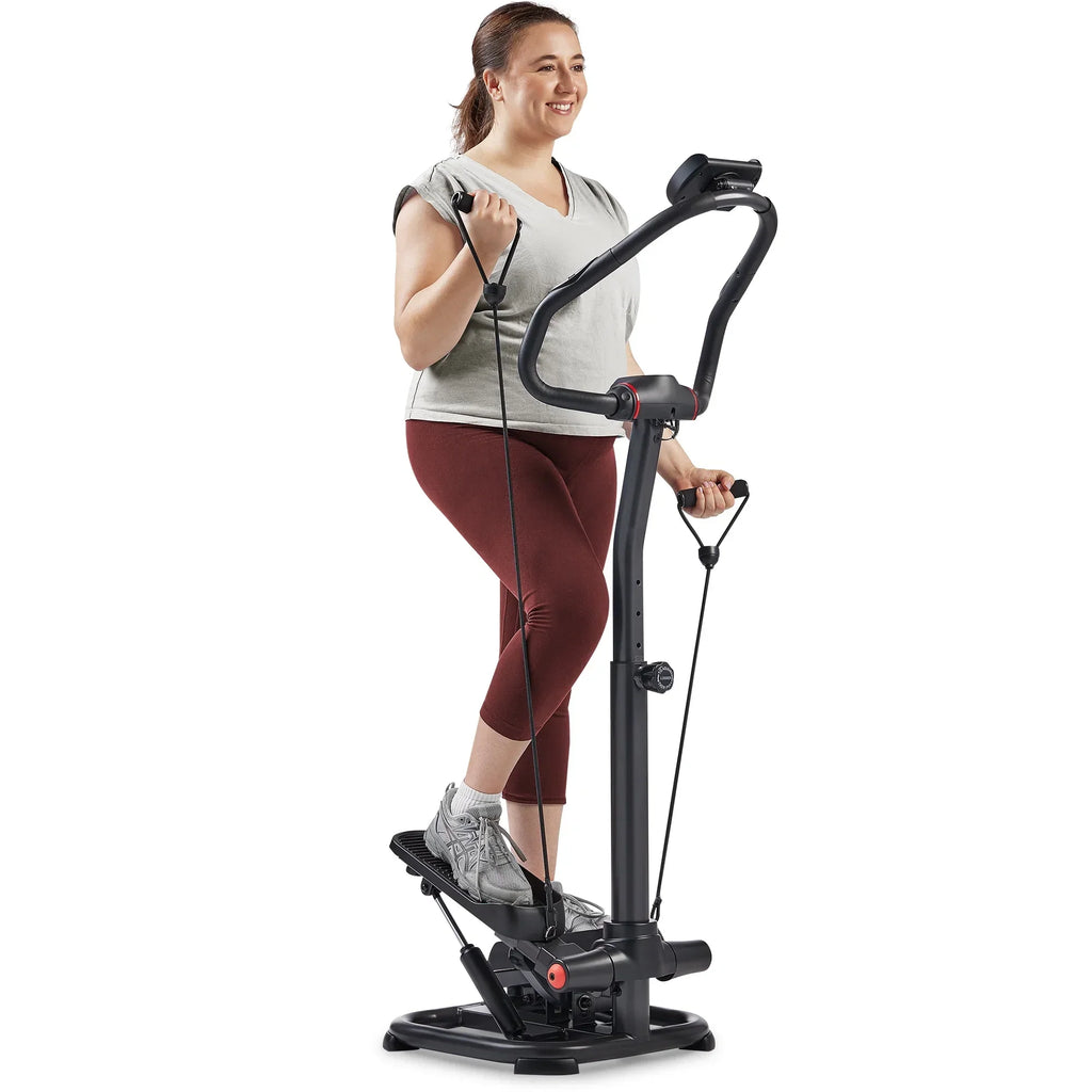 Sunny Health & Fitness Power Stepper With Resistance Bands, 330 LB Capacity - SF-S021055