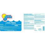 In The Swim 1 Inch Stabilized Chlorine Tablets for Sanitizing Swimming Pools - Fast Dissolving - 90% Available Chlorine - Tri-Chlor - 25 Pounds