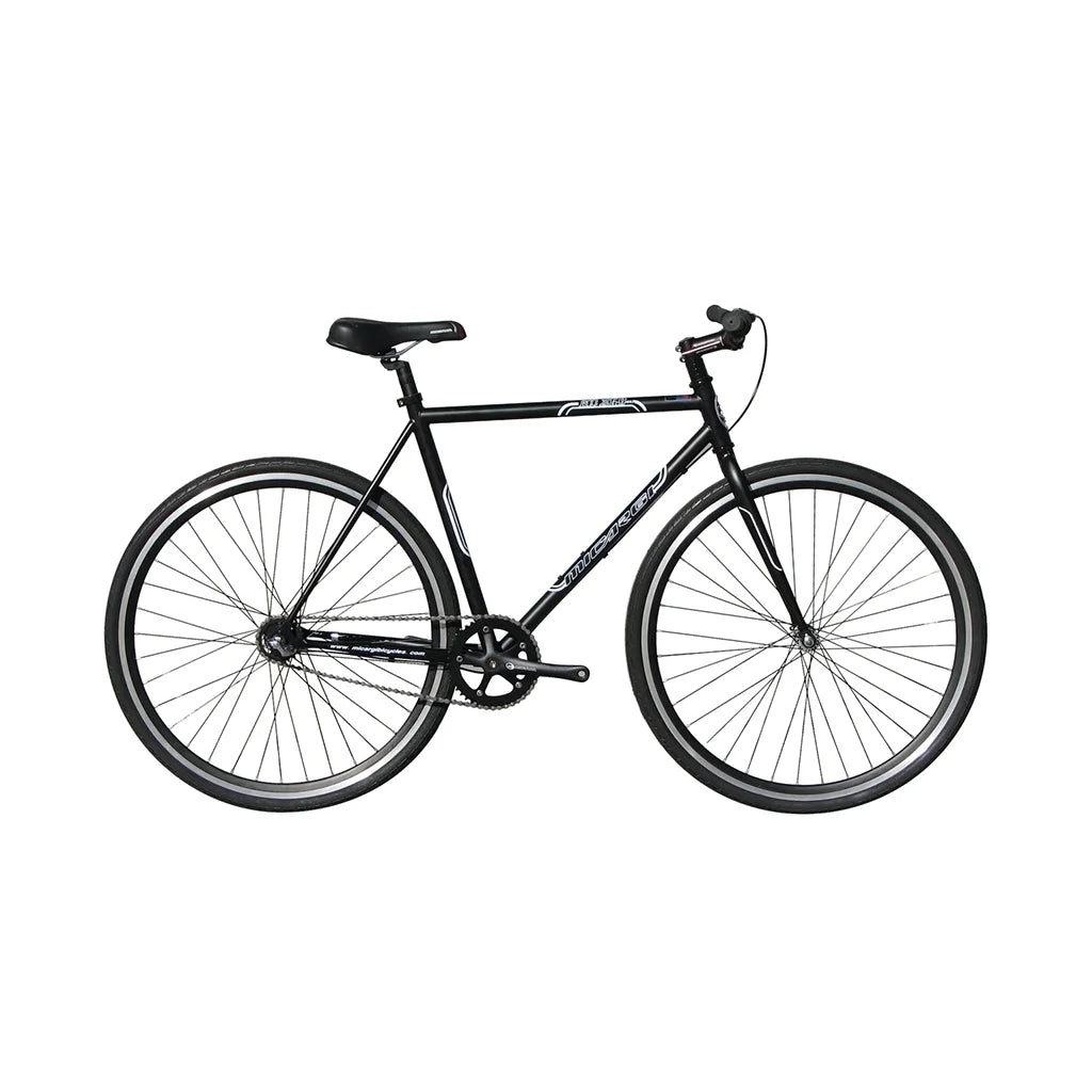 Micargi Fixie Bicycle, Matte Black, 57cm - RD-269-57
