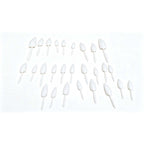 YAMB Halloween Pumpkin Teeth Decor Kit, Mini Fangs and Flat Teeth, Reusable Pin-In Design, For Pumpkin Carving and Party Craft, 1.6 Inch