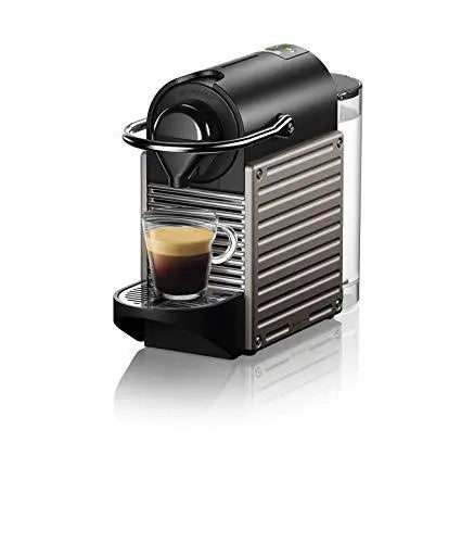 Breville Nespresso Pixie Compact Espresso Machine - Titanium Finish