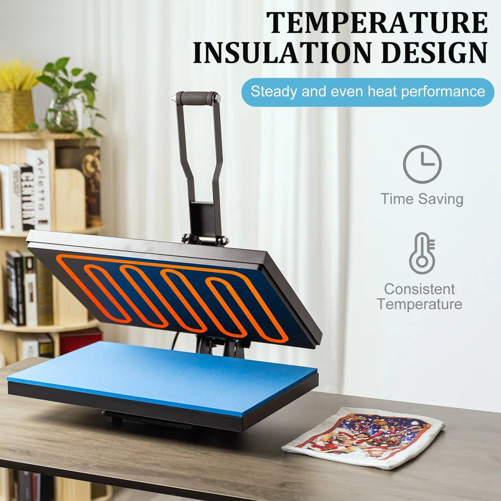 SHZOND Clamshell Heat Press 16 x 20 Inch 1700 W - Digital Control