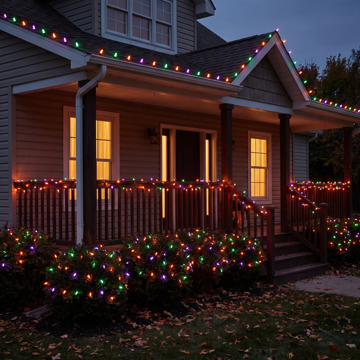 Indoor/Outdoor 100-Count LED Mini String Lights, 19.5', Halloween by Way To Celebrate