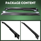 Rocker Panels for 2009-2014 Ford F-150 Super Cab (Extended Cab) Pickup, Left and Right Sides, Steel Factory-Style Replacement Panels