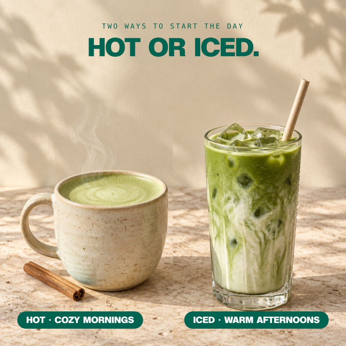 6 pack) Kuli Kuli Organic Matcha Green Tea Moringa Latte, Lion's Mane, Low-Caffeine, 3.41 oz