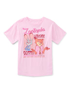 Hello Kitty Animal Print Girls Short Sleeve Graphic T-Shirt, Sizes 4-16