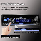 Alondy Single DIN Car Stereo with CD/DVD Player Bluetooth AM/FM Radio USB SD AUX