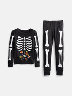 Halloween Boys' Glow In the Dark Top and Pants Pajama Set from Way to Celebrate, 2-Piece