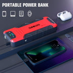 GOOLOO Car Battery Jump Starter, 4500A Peak Portable Jump Box(up to 10L Gas or 8L Diesel) with Quick Charge, GE4500 12V Jumper Pack with LED Light