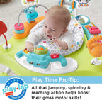 Fisher-Price Fitness Fun Folding Jumperoo Infant Activity Center With Lights And Music - HBM25