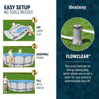 Bestway Steel Pro MAX Above Ground Pool Set, 10' x 30 in
