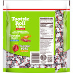 Tootsie Roll Midgees, Chewy Halloween Candy, Individually Wrapped, 18 oz, 155 Piece Bag. Peanut Free and Gluten Free. Contains Milk and Soy.