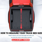 MOSTPLUS 6.5FT 4-Fold Soft Truck Bed Tonneau Cover for 2014-2018 Chevy Silverado / GMC Sierra