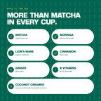 6 pack) Kuli Kuli Organic Matcha Green Tea Moringa Latte, Lion's Mane, Low-Caffeine, 3.41 oz