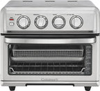 Cuisinart Air Fryer Toaster Oven With Grill, Stainless Steel, 0.6 Cubic-Foot, 1800 Watts - TOA-70