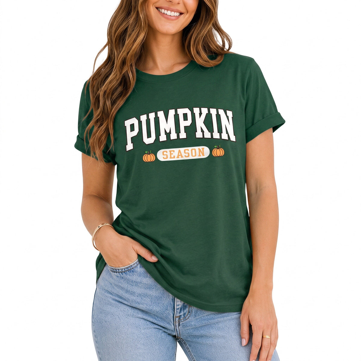 DEXIO Halloween Pumpkin Season Shirts for Women Graphic T-Shirts Fall Casual Short Sleeve Tops Orange XXL