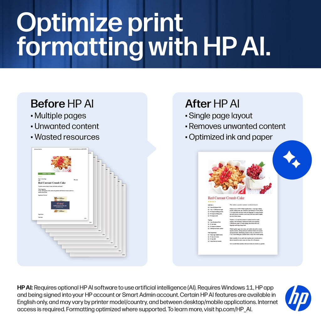 HP Smart Tank 5102 Wireless All-in-One Cartridge-Free Ink Tank Printer, 2 Yrs Ink Incl, Surf Blue