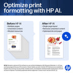 HP Smart Tank 5102 Wireless All-in-One Cartridge-Free Ink Tank Printer, 2 Yrs Ink Incl, Surf Blue
