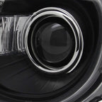 Spec-D Tuning Black LED Strip Projector Headlight Assembly Pair - 2005-2010 Chrysler 300C AWD HEMI SRT-8