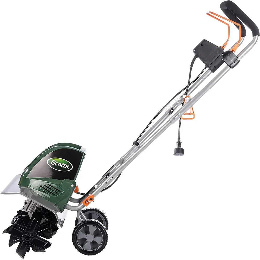 Scotts Outdoor Power Tools 14 Amp 20-Inch Electric Garden Tiller Cultivator - Green