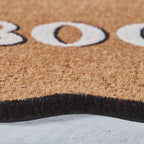 My Texas House Halloween Multicolor Scallop Boo Outdoor Coir Doormat, 18" x 30"