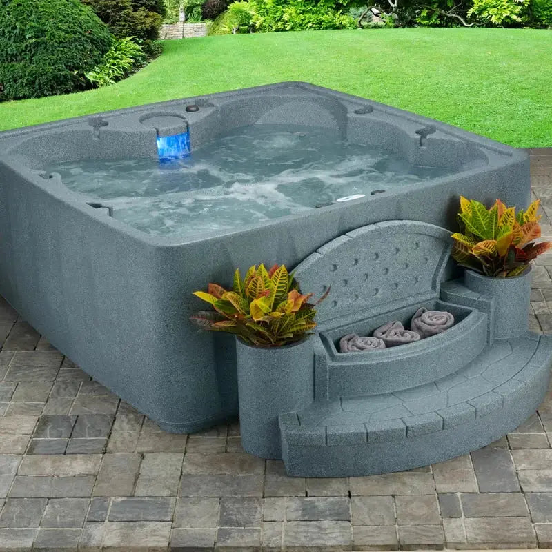 AquaRest Spas 6-Person 29-Jet Plug-And-Play Hot Tub With Ozonator - AR-600P