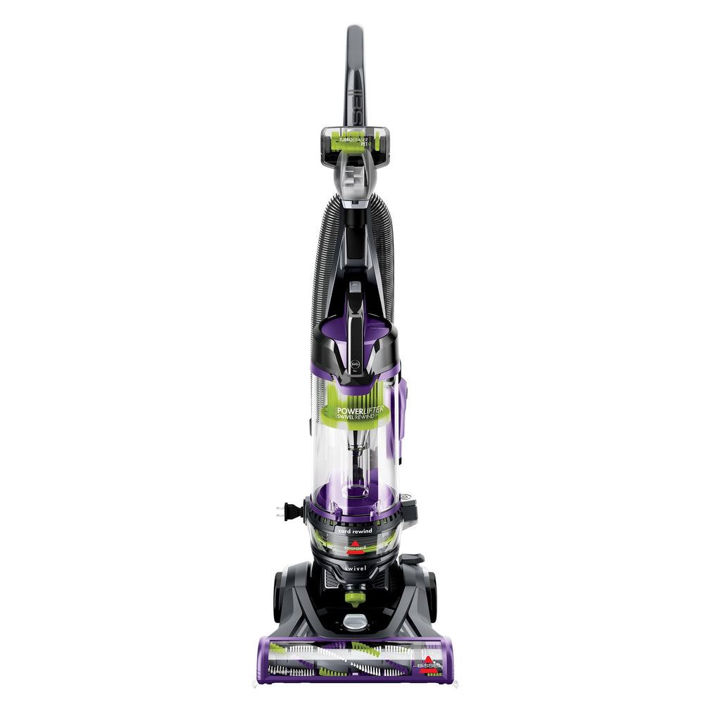 BISSELL PowerLifter Swivel Pet Rewind, Bagless, Upright Vacuum, Pet Friendly, Triple Action Brush Roll, Automatic Cord Rewind, Scatter Free