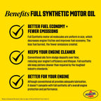 3 pack) Pennzoil Ultra Platinum Full Synthetic 5W-30 Motor Oil, 5 Quart