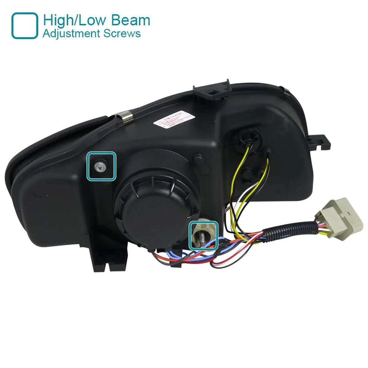 Spec-D Tuning LED Strips Projector Headlights Compatible With 2006-2008 Audi A4/S4 B7 - Left And Right Pair