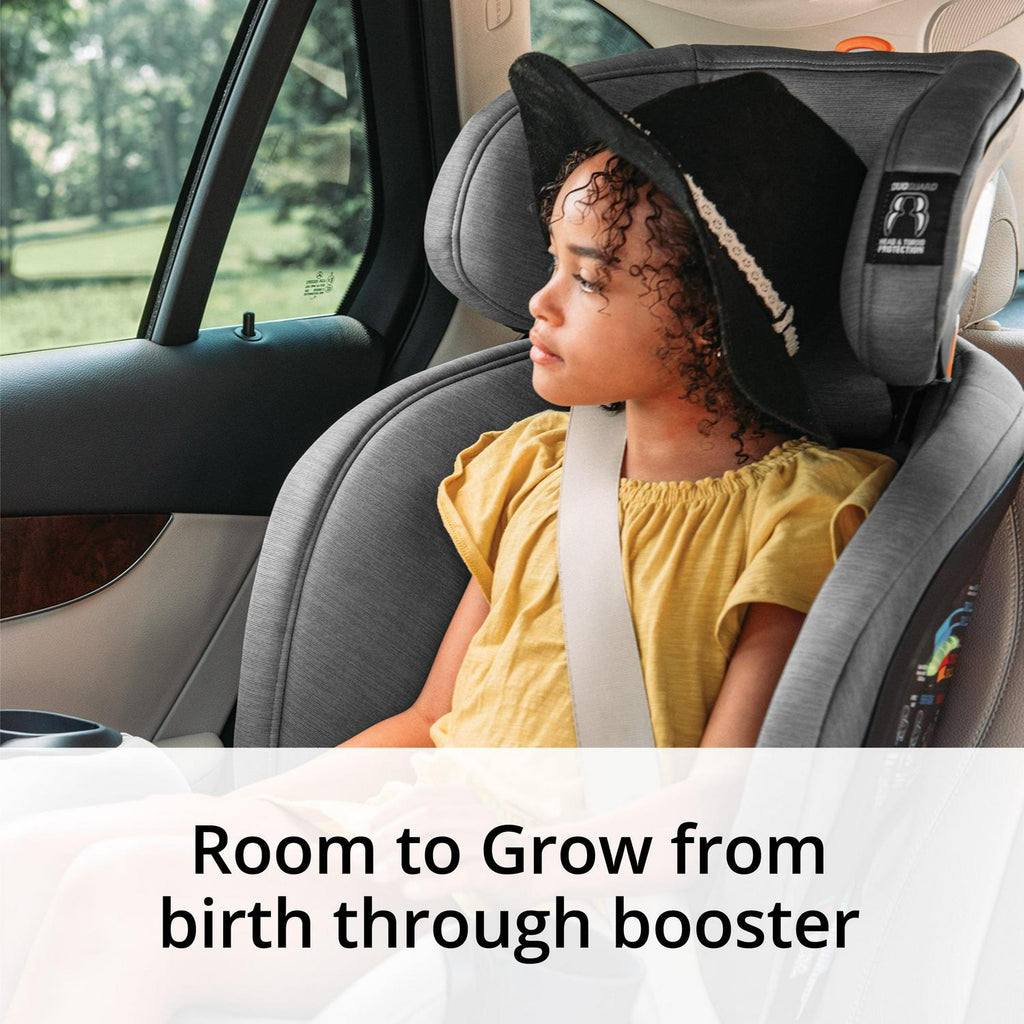 Chicco OneFit ClearTex All-in-One Car Seat, Slate - 00079741040070